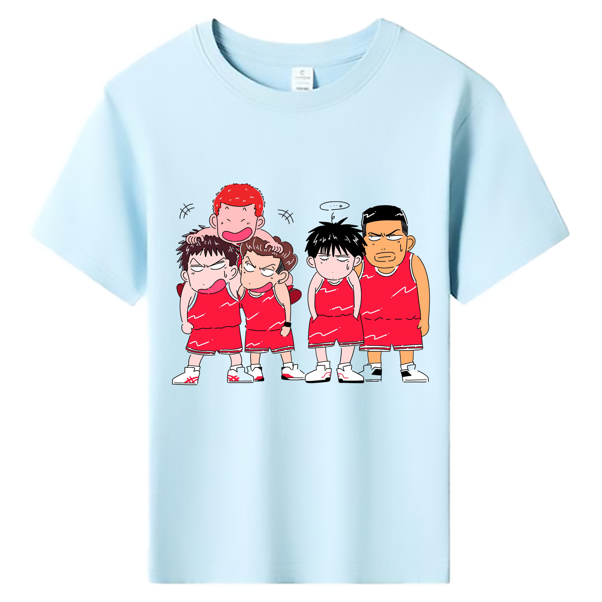 （画像用） SLAM DUNK／スラムダンク 綿100％キッズTシャツ（フロントプリント）